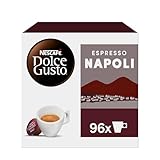 NESCAFÉ DOLCE GUSTO Espresso Napoli Caffè, 6 Confezioni da 16 capsule (96 Capsule Compatibili con Macchine Nescafé Dolce Gusto)