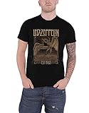 Led Zeppelin Faded Falling T-Shirt Nero XL