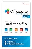 OfficeSuite Home & Business 2021 - Licenza a Vita- Documents, Sheets, Slides, PDF, Mail e Calendar per Windows
