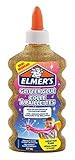 Elmer’s Colla Vinilica Glitterata, Lavabile e Adatta ai Bambini, Ottima per Realizzare Slime, Giallo (Oro), 1 Pezzo