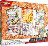 Collezione premium Charizard-ex del GCC Pokémon (una carta promozionale olografica impressa in modo speciale, due carte olografiche e sei buste di espansione del GCC Pokémon), edizione in italiano