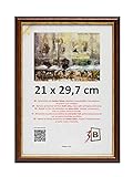 3-B cornice BARI RUSTICO - marrone scuro - 21x30 cm - solide cornici, portafoto in legno per foto con vetro acrilico