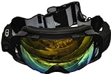 Sportxtreme Mountain Mask, Action Camera Indossabile, Foto/Videocamera Full HD 1080p, per Sci/Snowboard, 5Mpx, Grandangolo 135 Gradi, Nero