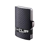 I-CLIP Original Silver Carbon Black, Portafoglio, Wallet