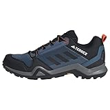 adidas Terrex AX3 Gore-Tex Hiking Shoes, Scarpe da Arrampicata Basse Uomo, Wonder Steel Core Black Semi Impact Orange, 40 EU
