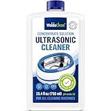 WoldoClean Detergente a ultrasuoni concentrato 750ml per occhiali e gioielli - sufficienti per 30 litri di soluzione detergente