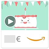 Buono Regalo Amazon.it - Digitale - Vestito di compleanno (animato)