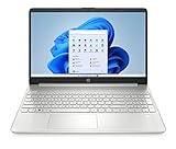 HP Laptop 15s-fq5002sl Notebook, Intel Core i7-1255U, RAM 16GB DDR4, SSD 512GB, Intel Iris X, Display 15.6” FHD, Antiriflesso,Wi-Fi, Lettore SD e Impronte Digitali, Webcam HD,Windows 11 Home,Argento