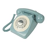 Benross 44540 classico stile vintage retrò casa telefono – blu