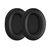 kwmobile 2x Cuscinetto Compatibile con Mpow 059 - Cuscinetti Sostitutivi Cuffie Headphones Over Ear in Similpelle - nero