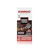 Kimbo Capsule Compatibili Nespresso* Original in Alluminio - 100 Capsule - Barista Espresso Napoli - 10 Confezioni da 10 Capsule