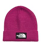 The North Face Berretto TNF Box Logo Cuffed, Fuschia Pink, One Size