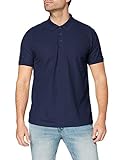 Fruit of the Loom SS025M-Polo Uomo, Blu (Navy), X-Large
