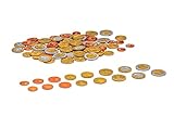 WISSNER Aktiv lernen-80 Rechengeld Münzen Imparare attivamente – 80 Euro Monete – RE-Plastic, Multicolore, 080610.080