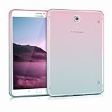 kwmobile Cover Compatibile con Samsung Galaxy Tab S2 8.0 - Custodia Cover Tablet in silicone TPU - Copertina protettiva Tab - Backcover - 2 colori fucsia/blu/trasparente