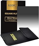 Zomei - Filtri serie Z-Pro ND16, densità neutra graduata graduata, colore grigio, quadrato, compatibili con fotocamere DSLR Cokin