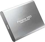 FOUNCY Hard disk esterno da 4TB, hard disk esterno portatile, USB 3.0 SSD esterno per PC, Mac, desktop, laptop da 2,5 pollici (4tb,argento)