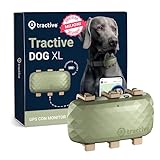 Tractive - GPS per cani modello XL - Fino a 1 mese di autonomia - Localizzazione in tempo reale in tutto il mondo - Notifiche antifuga - Monitoraggio dell attività con avvisi di salute