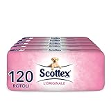 Scottex L Originale Carta Igienica - 12 Confezioni da 10 Rotoli