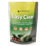 Croci Easy Clean - Lettiera Gatto - Sabbia in Cristalli di Silicio - ad Alto Assorbimento e Veloce da Pulire, 3,6 Lt