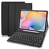 Custodia con Tastiera Samsung Galaxy Tab S6 Lite 2022/2020 [Layout Italiano], Custodia con Tastiera Bluetooth Magnetica Staccabile per Samsung S6 Lite 10.4  (SM-P610/P615/P613/P619), Nero