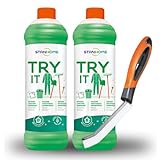 STANHOME Pack Try It e spazzola per guarnizioni Joint Brush - Sgrassatore e disincrostante, detergente per pavimenti, rimuove lo sporco sulle piastrelle (2 litri)