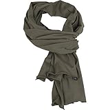 Build Your Brand Jersey Scarf Sciarpa, Olive, One Size Adulto Unisex