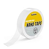 ALIOO Nano Tape - 16.4FT/5M Multifunzione Nano Tape Nastro Biadesivo Tape, Trasparente Nano Nessuna Traccia Può Essere Lavato Nastro Adesivo Può Essere Riutilizzato
