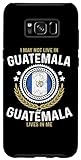 Custodia per Galaxy S8+ Bandiera del Guatemala con scritta "Lives In Me"