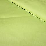 Pingianer tessuto in 100% cotone, tinta unita, per bambini, al metro, per lavori di cucito (verde chiaro, 50 x 160 cm)