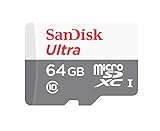 SanDisk Ultra Android Scheda di Memoria MicroSDXC da 64 GB, senza Adattatore, Velocità fino a 80 MB/s Classe 10