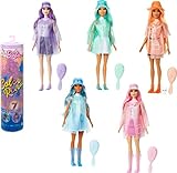 Barbie - Barbie Color Reveal con 7 sorprese, Serie Sole Pioggia con Nuvolette ed Effetto Cambia Colore; Regalo e Giocattolo per Bambini 3+ Anni, HCC57 , modello casuale e assortito.