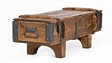 Cassapanca in legno di pino, stile antico e rustico, ideale per cottage vintage; dimensioni: 105 x 37 x 37 cm (lunghezza x larghezza x altezza)