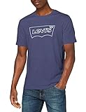 Levi s Housemark Graphic Tee T-Shirt, Ssnl HM Outline Blue Indigo, S Uomo