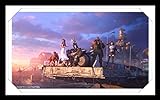 Generico BAZAVERSE - FINAL FANTASY VII 7 REMAKE POSTER A4 (29,7 x 21) Quadri, Cornici, Poster da Parete - PS5, Retrogames, PSX, Cloud, Sephiroth, RPG - Fatto a Mano Idea Regalo Cod.09