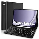 Yeegnar Custodia con Tastiera per Samsung Galaxy Tab A9+, Italiano QWERTY Tastiera Bluetooth per Galaxy Tab A9+ 11" 2023 (SM-X210/ X215/ X216) (Stilo non incluso)