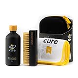 Crep Protect CURE Kit - Kit Premium per la pulizia delle scarpe da ginnastica, con spazzola, soluzione (100 ml), panno in microfibra e custodia riutilizzabile