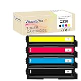 Woungzha Compatibile con Cartuccia Toner C230 Di Ricambio per Xerox C230 C235, 3000 Pagine, Accessori Per Stampanti Senza Chip (4-Color)