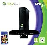 Xbox 360 - Console 4 GB con Sensore Kinect, Abbonamento Xbox Live Gold da 1 mese e Kinect Adventures [Bundle]