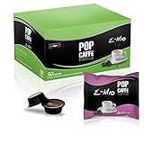 50 CAPSULE POP CAFFE  E-MIO 3 ARABICO COMPATIBILI LAVAZZA A MODO MIO