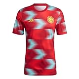 2022-2023 Colombia Pre-Match Football Soccer T-Shirt Maglia (Red)