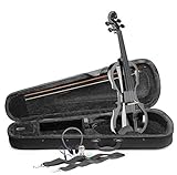Stagg Evn x-4/4 MBK Full size violino elettrico, colore nero