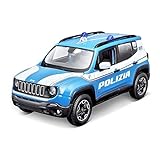 Maisto MI31520 Jeep Renegade Polizia 1:24 MODELLINO Die Cast Model Compatibile con