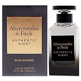 New: Abercrombie & Fitch Authentic Night Man 100ml Edt Spray