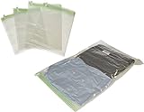 Amazon Basics - Sacchetti salvaspazio di compressione da viaggio da arrotolare (non per sottovuoto), 10 pezzi