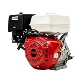 AOOUNGM Motore a benzina da 15 cv a 4 tempi, 420 cc, cilindrata motore a benzina, motore motocoltivatore, motore con filtro dell aria