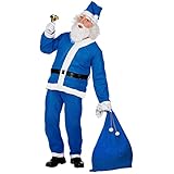WIDMANN -Babbo Natale Costume Uomo, Multicolore, (Taglia Unica), 15365