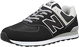 New Balance NB 574, Sneakers Uomo, Nero Black Grey Egk, 44.5 EU