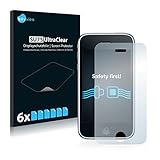 savvies 6-Pezzi Pellicola Protettiva per Apple iPhone 3GS Protezione Schermo Trasparente