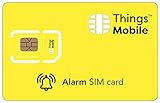 SIM Card per ALLARME e ANTIFURTO - Things Mobile - con copertura globale e rete multi-operatore GSM/2G/3G/4G LTE, senza costi fissi, senza scadenza e tariffe competitive, senza credito incluso